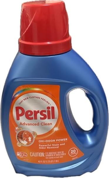Persil Advanced Clean Laundry Detergent with Oxi-Odor Power, Powerful Stain and Odor Removal