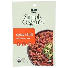 Simply Organic Spicy Chili Seasoning Mix, 1 oz