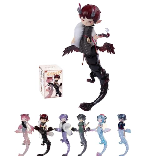 BJD Blind Box,Kawaii Pennys Treasure Box-Dragons 7.8inch Ball Jointed Doll Collectable Action Figure Doll for Girls Birthday Party Gift