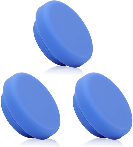 3PCS 5 Gallon Water Jug Cap, Reusable Silicone 55mm Water Bottle Snap Caps No Spill Top Cover Anti-Splash No Leak Convenient Easy to Install