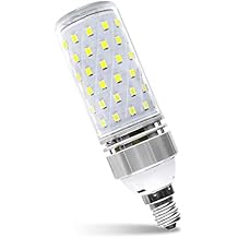 Super Bright E12 LED Bulbs, 16W 1500LM Corn Bulbs, Daylight White 6000K Lights, CRI80+, 120W Incandescent Bulb Equivalent, E12 Base Non-Dimmable LED Lamp, Pack of 1
