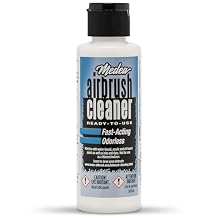 Medea Airbrush Cleaner 4 oz Ready-to-Use Solution for Airbrushes, Paint Brushes & Artist Tools For Acrylic, Oil & Water-Based Paints, Inks, Dyes, Watercolors and Gouache. Deep Cleans & Flushes
