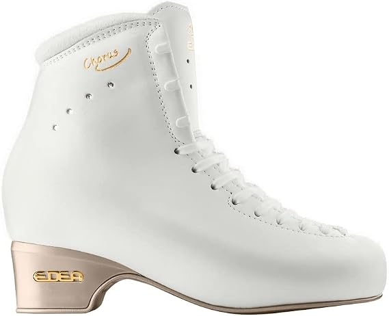 Edea Figure Skates Chorus (Ivory,Width D, Size 255), 255D