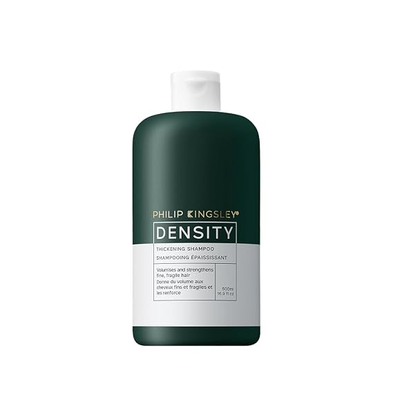 PHILIP KINGSLEY - Density Thickening Shampoo For Thin Hair - 16.9fl oz | Thickening and Strengthening Shampoo For Fragile, Fine, Thinning and Hair Loss - Helps Volumize and Strengthen