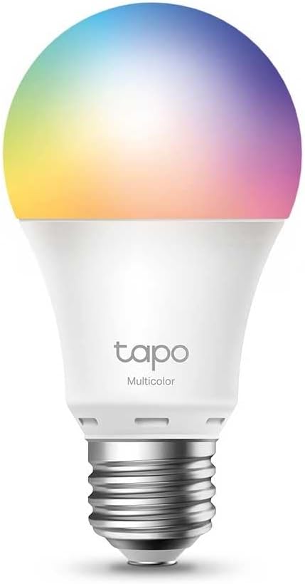 Tapo L530E 3.0, Matter Wi-Fi LED Akıllı Ampul, Çok Renkli, E27,60W 806 Amazon Alexa ve Google Home ile Çalışır, Renk Değiştirilebilir, Hub Gerekmez | Alexa/Google sesli kontrol, hub gerekmez, izinsiz