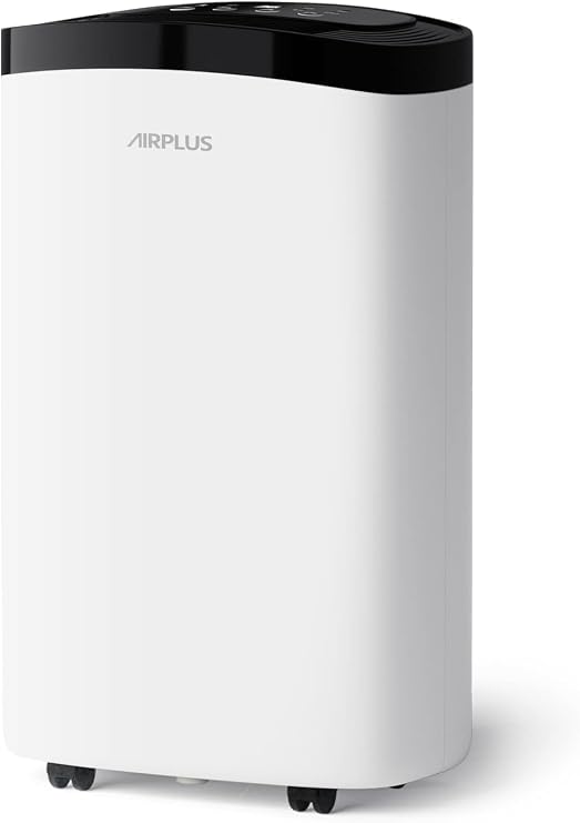 AIRPLUS 1500 Sq Ft Energy Efficient Dehumidifier for Bedroom, Max 30Pint/D