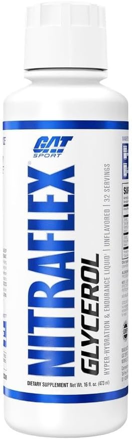 GAT SPORT NITRAFLEX Glycerol, Unflavored, 16 fl. oz. (16 Servings)