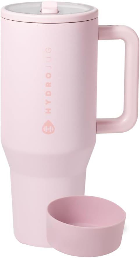 HydroJug Pink Sand 40oz Traveler + Boot