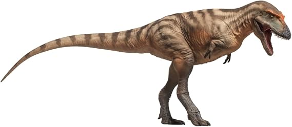 PNSO Prehistoric Dinosaur Models: 71 Tristan the Gorgosaurus | 10.2" Tyrannosaur - Movable Jaw - Brow Horns - 64-Page Manual + A3 Poster - 6 Videos - 15+