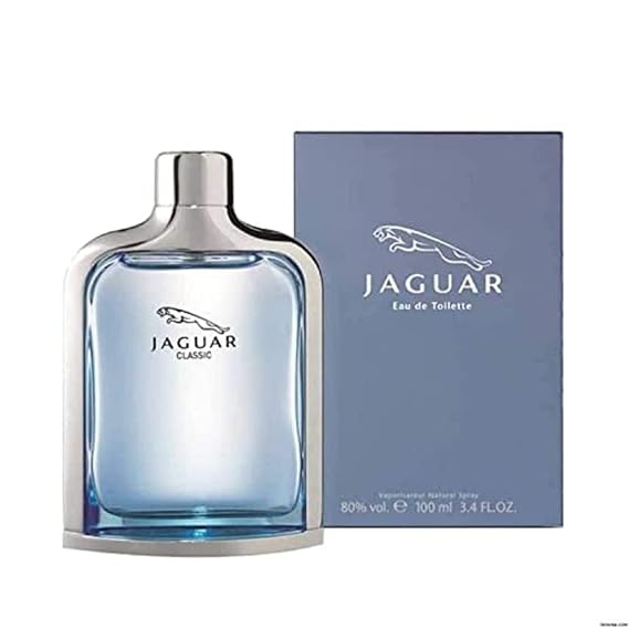 Jaguar Classic Blue for men Eau De Toilette Spray,3.4 Ounce (Pack of 2)