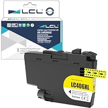 LCL LC406 LC406XL Yellow High Yield Ink Cartridge Replacement for Brother 406 406XL LC406XL LC406XLY for MFC-J4335DW MFC-J4345DW MFC-J4535DW MFC-J5855DW MFC-J5955DW MFC-J6555DW MFC-J6955DW (1-Pack)