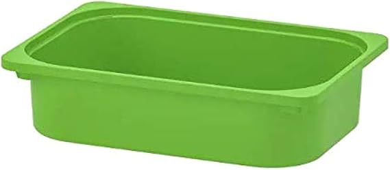 Ikea Boutique Store Trofast Rectangular Storage Box (Green, 42x30x10 Cm, 16 12 x11 34 x4)