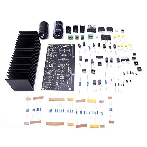 Amplifier Board, PCB Board, Digital Amplifier Board with Heat Sink, Amp Parts, Dual AC 12-28V OP07 DC Servo for DIY Assembly