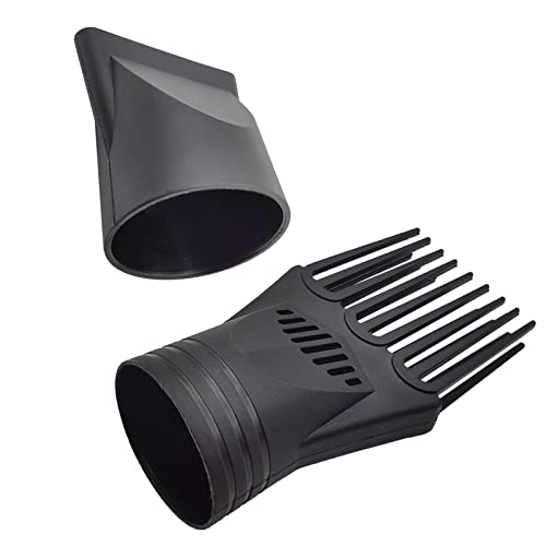 Professional Plastic Hair Dryer Nozzle Diffuser Hair Dryer with 1.77in45mm Diameter Nozzle Comb Attachment Concentrator Replacement Blow Flat Hairdressing Salon Styling Tools,Type-B
