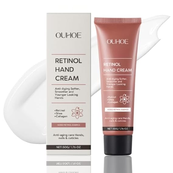 Anti-Aging Hand Cream with Naturally Extracted Shea Butter and Collagen Improves Skin Texture and Maintains a Youthful Appearance