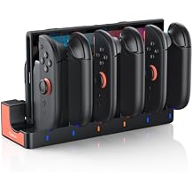Klipdasse Switch 2 Controller Charger Dock, [Dual-Direction Charging] Dockable Charging for joycon 2 - FastMagnetic Charger Stand with LED Indicator for Switch 2 Charger