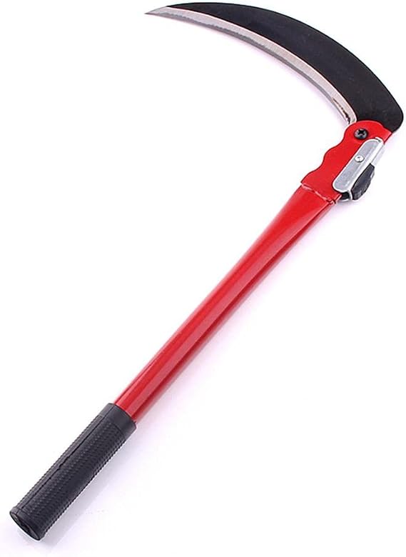 Folding Sickle Manganese Steel Portable Safety Sickle Lawn Gardening Weeding Sickle Outdoor Tool