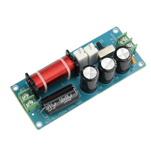 150W HiFi High-Fidelity Pure Mid-Range Divider Amplifier 750-2000Hz Adjustable for Home Speaker Car Audio Retrofit Crossover