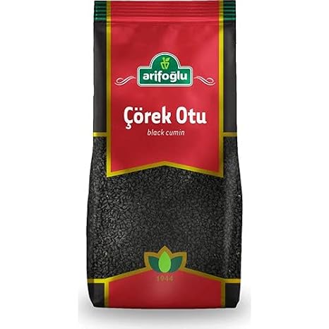 THT Black Cumin,Organic Black Cumin Seeds,Natural Turkish Black Cumin Seed (Nigella Sativa)Black Seed Powder,Black Seed,Whole Black SeedBy Arifoglu 250 Gr 8.8 Oz Halal