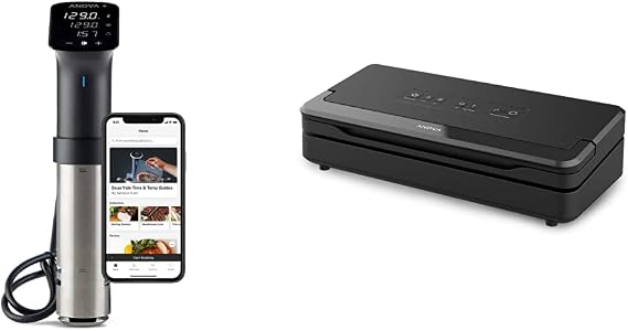 Anova Culinary Sous Vide Precision Cooker Pro (1200 Watts) and Precision Vacuum Sealer Pro Bundle