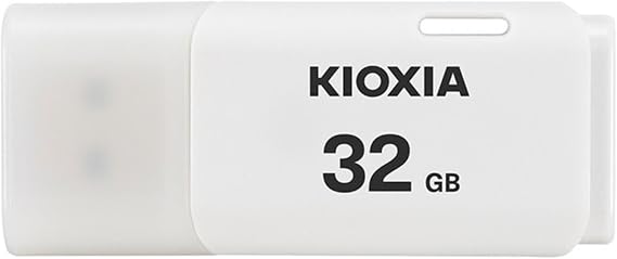 KIOXIA TransMemory U202 32GB USB Memory – USB 2.0, White