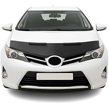 OMAC Car Bonnet Mask Hood Bra for Toyota Corolla iM 2017-2018 Black 1 Pc