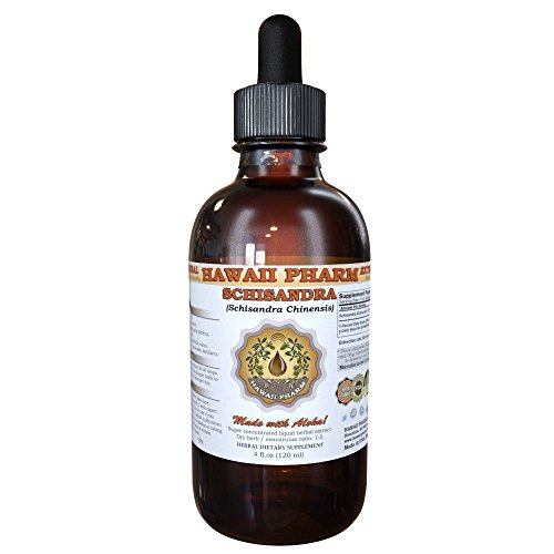 Hawaii Pharm Schisandra Liquid Extract, Professional Grade, Small Batch Crafted Schisandra Schisandra Chinensis Tincture, Herbal Supplement, 2 fl.oz