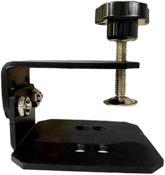 NORMICHIC Metal Table Fixture Clamp for USB Simulate Handbrake Gear Shifter for Logitech G27 G29, Fixed Clip for Thrustmaster PC Racing Game Shifter Accessory (Black)