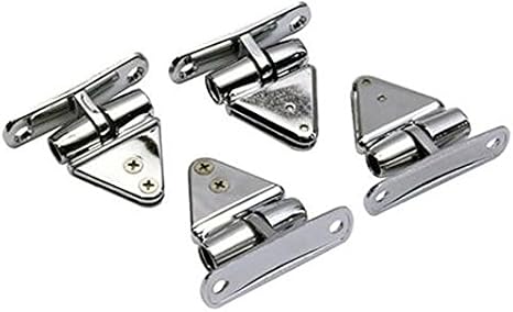 Speedway Motors Universal Wind Wing Brackets Replacement Set for Roadsters and Closed Cars, Flat Frame or Body Mount, Chrome Finish, Pre-Drilled Design