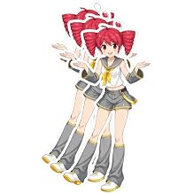 Kasane Teto Anime Sticker 3 Inch Cute Character Outfit Vinyl Decal - Laundry Edition
