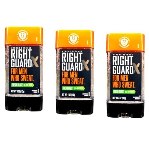 Right Guard Total Defense Anti-Perspirant Deodorant Power Gel Fresh Blast 4 oz Pack of 3