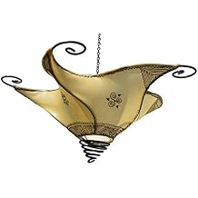 Moroccan Lamps & Sconces Handmade Leather Henna Lamp Ceilling Chandlier Sconce