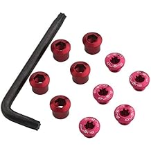 Sugino 703 Aluminum Double Screw Set, Red