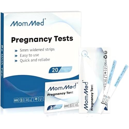 MomMed Early Detection Pregnancy Test, 15 Pack HCG Pregnancy Test Strips, Individually-Sealed Pregnancy Tests,Pregnancy Tests,99% Accurate No Urine Cup