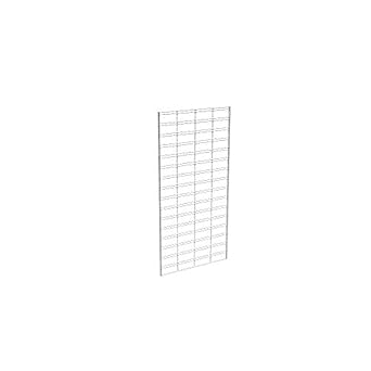 Econoco Slatgrid Panel, 2 4 White Slat Grid Panel, Heavy Duty Retail Display, Pack of 3