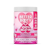 Womens Creatine Monohydrate Glute Powder Drink Mix - 100% Pure Creatina Micronized, 5g per Serving Energy & Recovery Support Keto & Vegan Friendly, Unflavored (1 Kilo, 200 Servings)