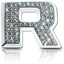 Crystallized Letter R Car Emblem