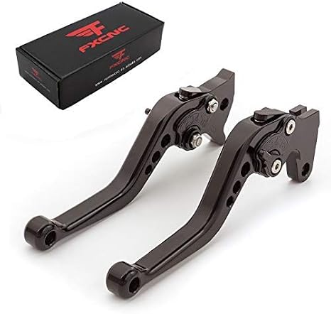 CNC Aluminum Short Adjustable Brake Clutch Levers Compatible with NC700 NC700S NC700X NC750 NC750S NC750X 2016-2020, CBR650F CB650F 2014-2020,CB650R CBR650R 2018-2020