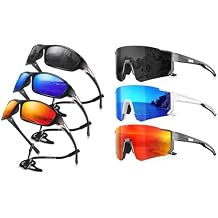 Wrap Around+Polarized Sports Sunglasses, Better in Bundle!