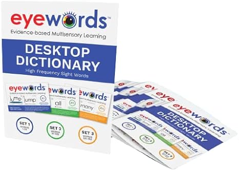 EyewordsTM Multisensory High Frequency Sight Words Desktop Dictionary