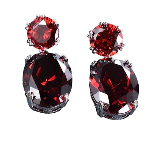Crystal Teardrop Pendant Earrings Zircon Womens Earrings Wedding Bride Pendant Earrings Elegant Rhinestone Pendant Earrings