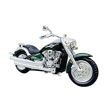 1:18 Kawasaki Vulcan Die-cast Motorcycle Model Alloy Collection Hobby Model Gift Cross-Country