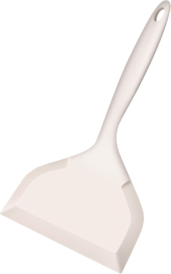 Silicone Wide Pancake Spatula Turner, Heat Resistant flipper Spatulas for Cooking, Pancake, Pizza, Omelet.