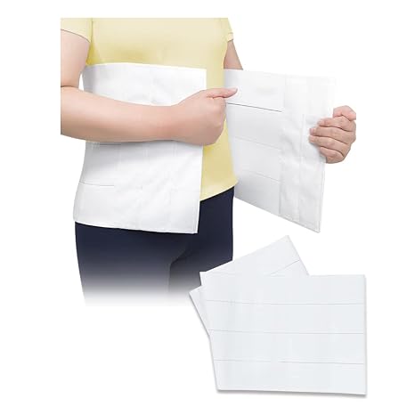 Zelen Abdominal Binder After Surgery Belly Binder Post Hysterectomy Belly Band Bariatric Abdominal Belt Tummy Tuck Stomach Binder for Women and Men 4 Panel Post Surgery Compression Wrap