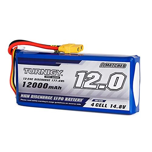 Turnigy High Capacity 12000mAh 4S 12C Multi Rotor Lipo Pack XT90