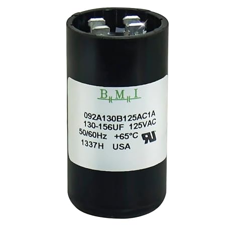 USA 130-156 uF/MFD 110-125 VAC 50/60 Hz AC Round Start Capacitor by JustCapacitors