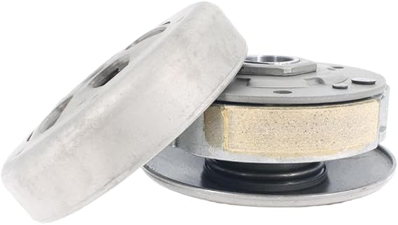 Clutch Assy with Bell Compatible with Jog 90 90 1PE40QMB 1E40QMA 1E50QMF Scooter Moped 2-Stroke Engine (3 Clutch Pads)