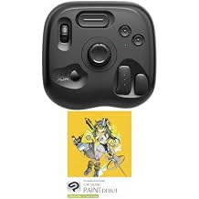 TourBox Lite Bluetooth - Drawing Bundle with Device & Clip Studio Paint Debut (Activation Card), Artist Go-to Compact Macro Keypad Editing Keyboard with Custom Software - CSP Starter Wireless Kit