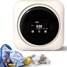 Portable Clothes Washing Machines Wall Mounted Mini Washing Machine Portable Fully Automatic Front Drum Washing Machine Washing Capacity 0.3kg for Dormitory Travel Washing