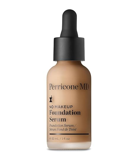 Perricone MD No Makeup Foundation Serum - Semi-Matte Hydrating Liquid Foundation Makeup - Fragrance Free, Vegan, Cruelty-Free - Buildable Medium Coverage for Dark Spots & Uneven Tone